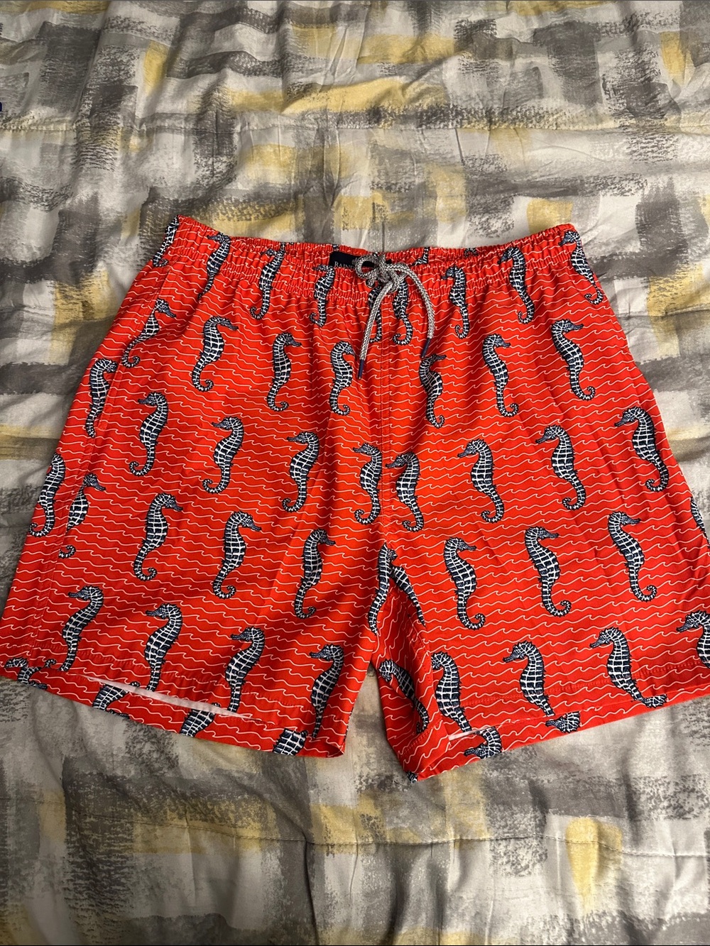 RAINFOREST Orange Printed Mini Skirt with Elastic Waist